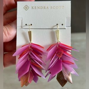 Kendra Scott Pink Jenni Earrings, NWT